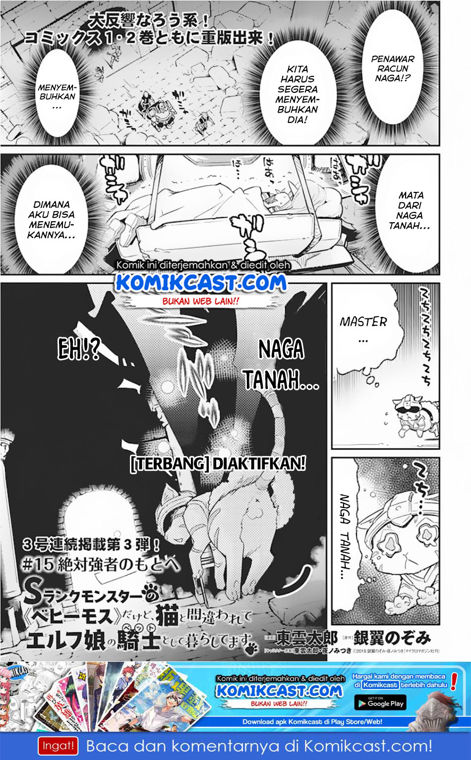 S-Rank Monster no Behemoth Dakedo, Neko to Machigawarete Erufu Musume no Kishi (Pet) Toshite Kurashitemasu Chapter 15 Gambar 2